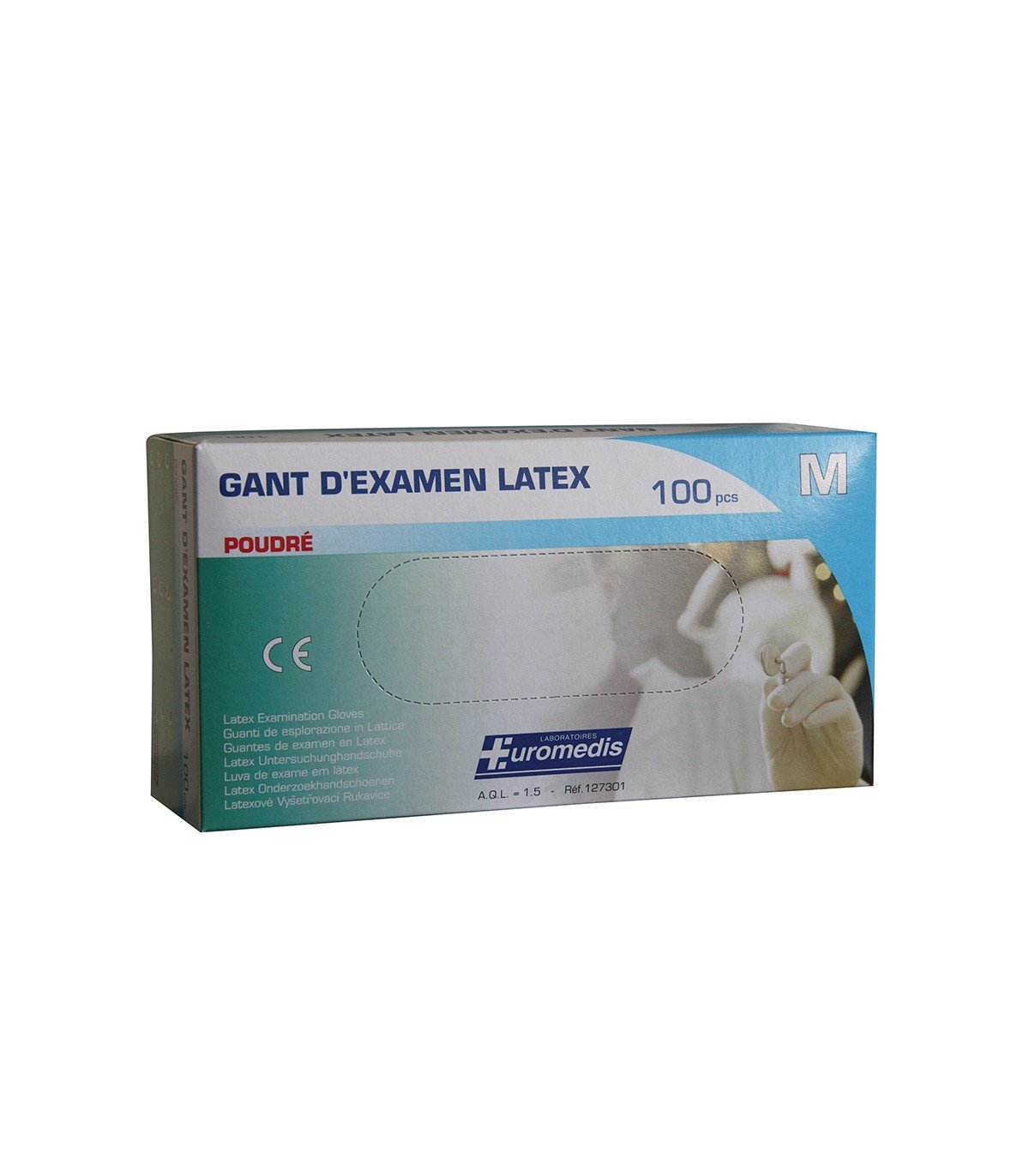 Gant latex rugueux - Demadis vente de matériels et produits de nettoyage